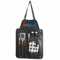 6 Piece BBQ Utensil Apron Set